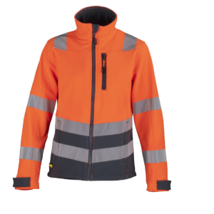 CHAQUETA SOFTSHELL HI-VIS CLASE 2 MUJER - T-WORLD